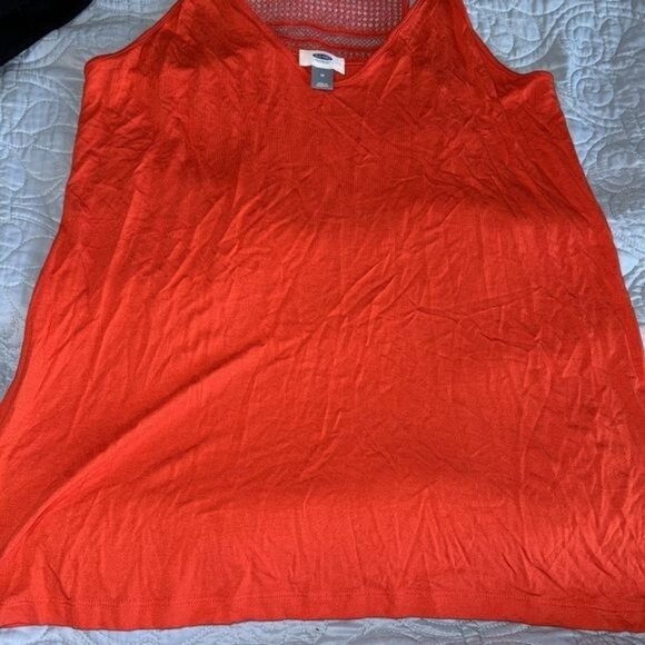 Old Navy  Sleeveless Tank Top With Mesh Back Detail Size M - Picture 2 of 7